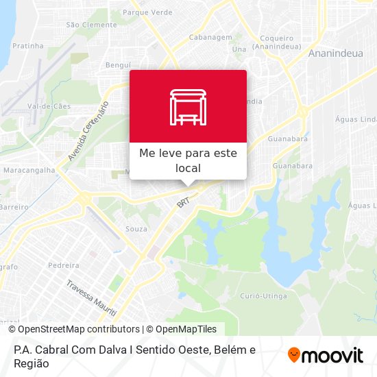 P.A. Cabral Com Dalva I Sentido Oeste mapa