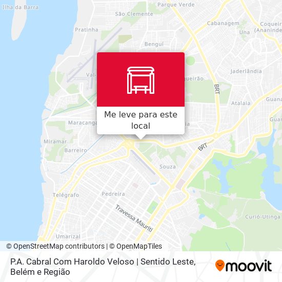 P.A. Cabral Com Haroldo Veloso | Sentido Leste mapa