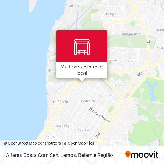 Alferes Costa Com Sen. Lemos mapa