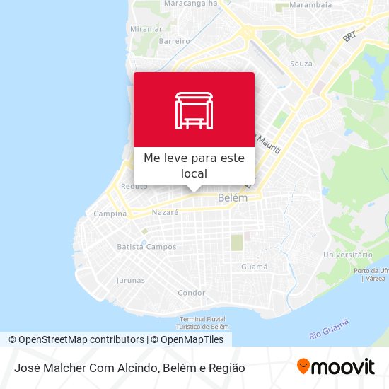 José Malcher Com Alcindo mapa