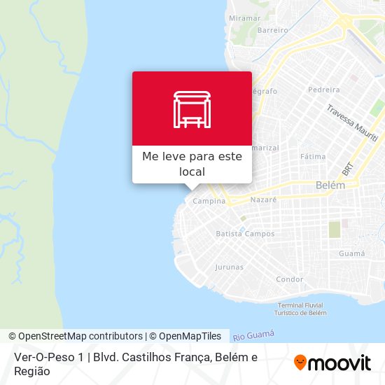 Ver-O-Peso 1 | Blvd. Castilhos França mapa