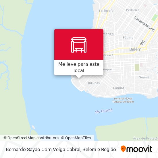 Bernardo Sayão Com Veiga Cabral mapa