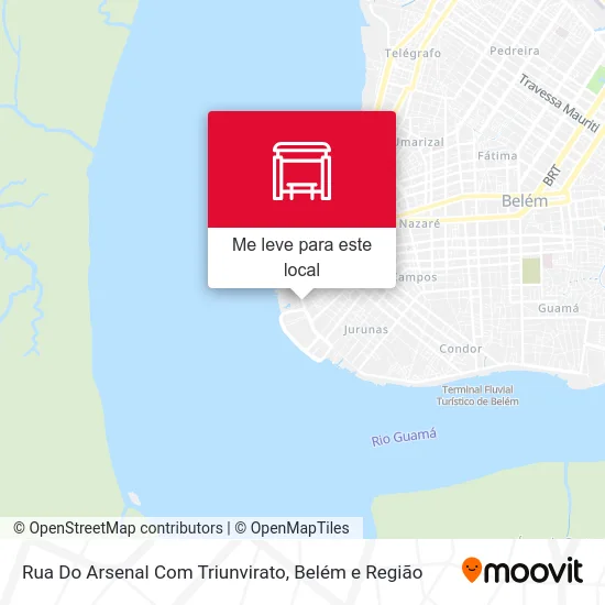 Rua Do Arsenal Com Triunvirato mapa