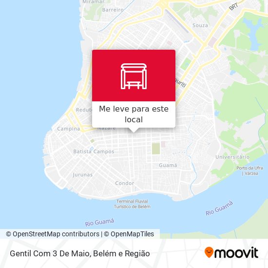 Gentil Com 3 De Maio mapa