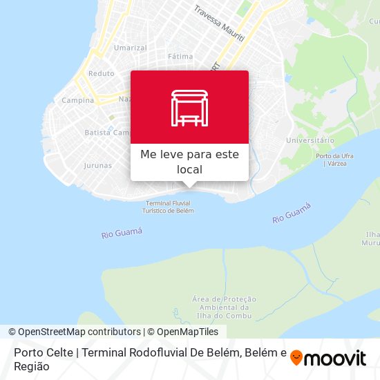 Porto Celte | Terminal Rodofluvial De Belém mapa