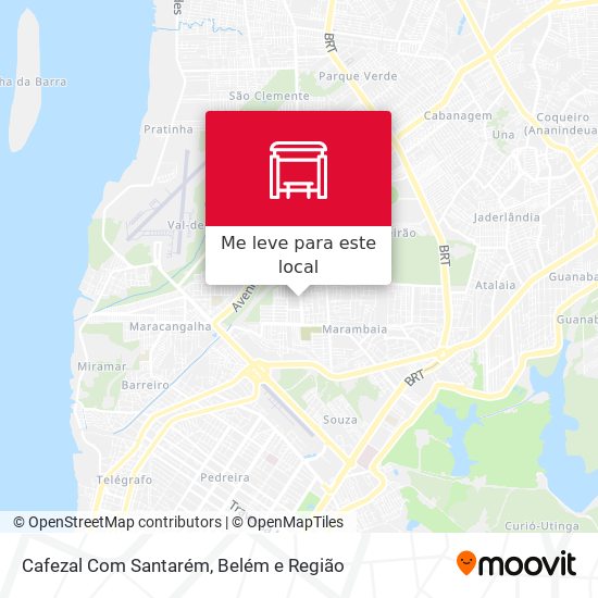 Cafezal Com Santarém mapa