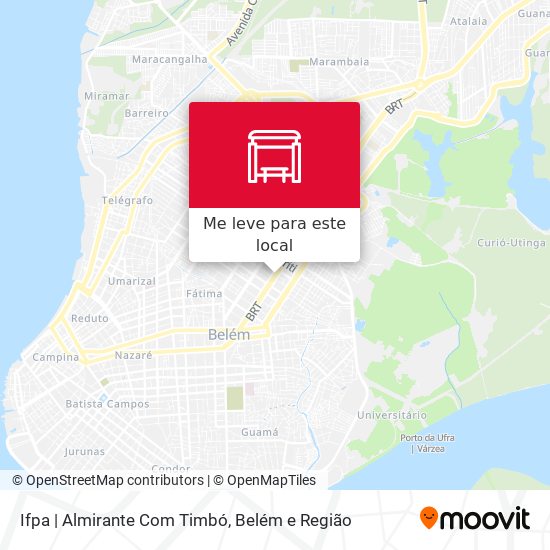 Ifpa | Almirante Com Timbó mapa