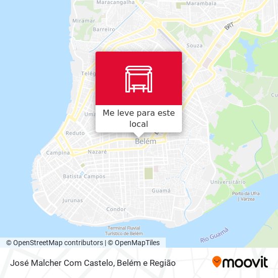 José Malcher Com Castelo mapa