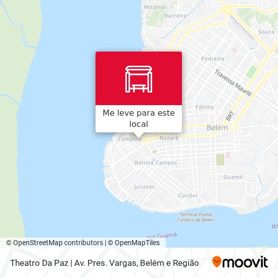 Theatro Da Paz | Av. Pres. Vargas mapa