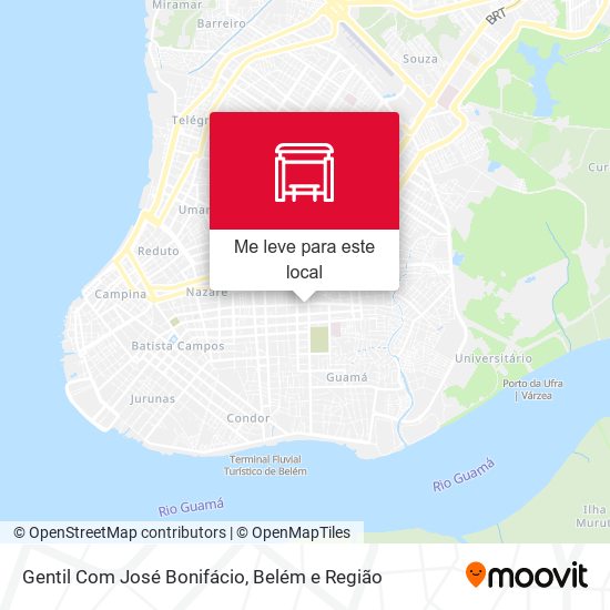 Gentil Com José Bonifácio mapa
