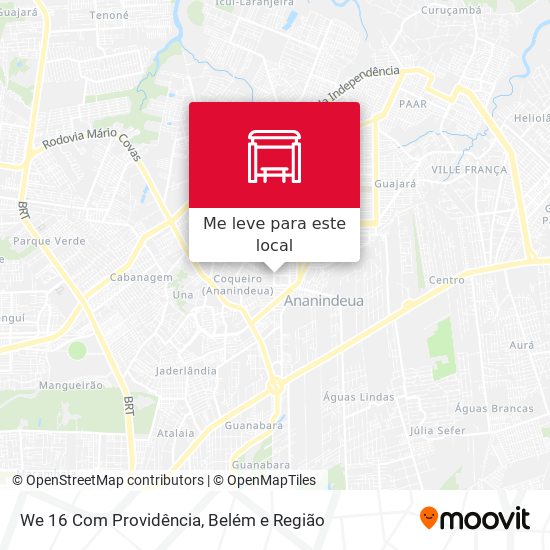 We 16 Com Providência mapa