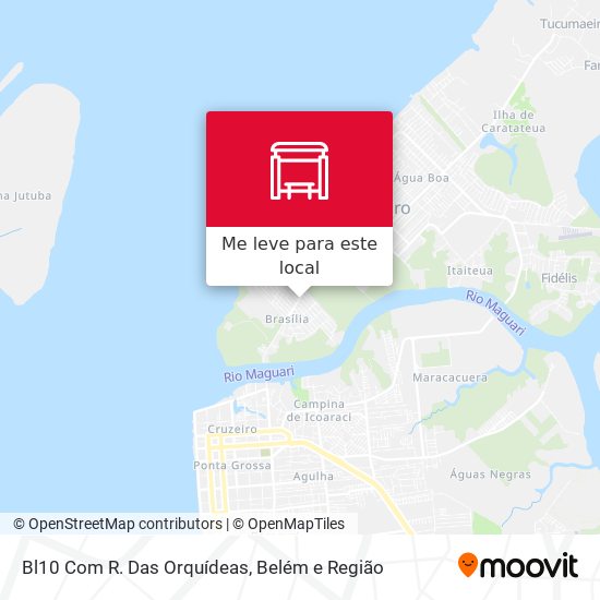 Bl10 Com R. Das Orquídeas mapa