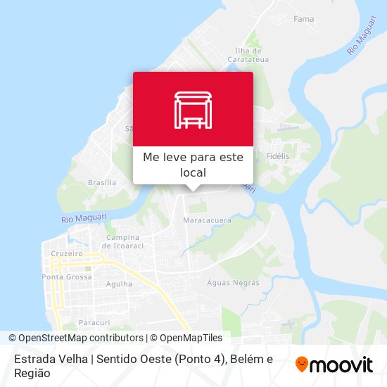 Estrada Velha | Sentido Oeste (Ponto 4) mapa
