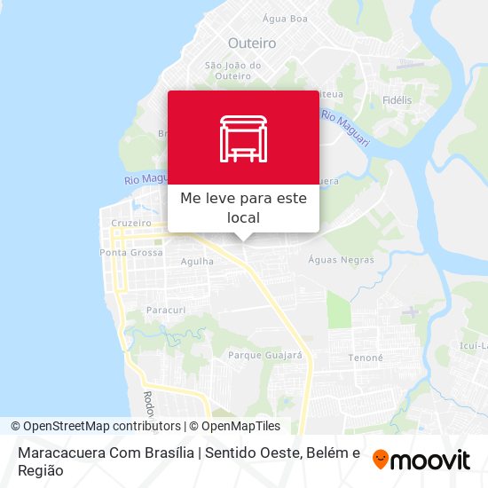 Maracacuera Com Brasília | Sentido Oeste mapa
