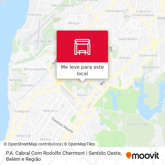 P.A. Cabral Com Rodolfo Chermont | Sentido Oeste mapa