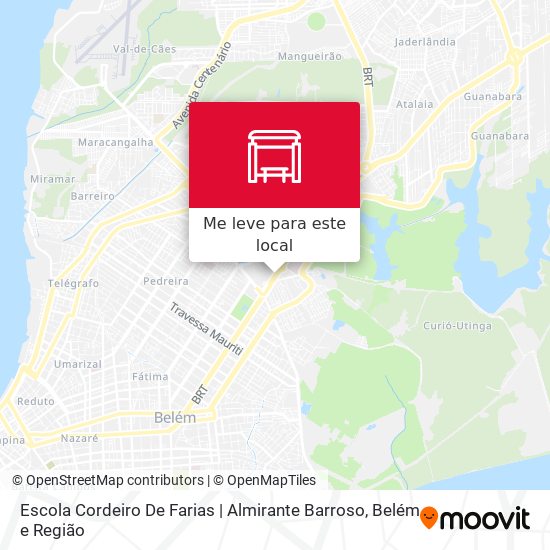 Escola Cordeiro De Farias | Almirante Barroso mapa