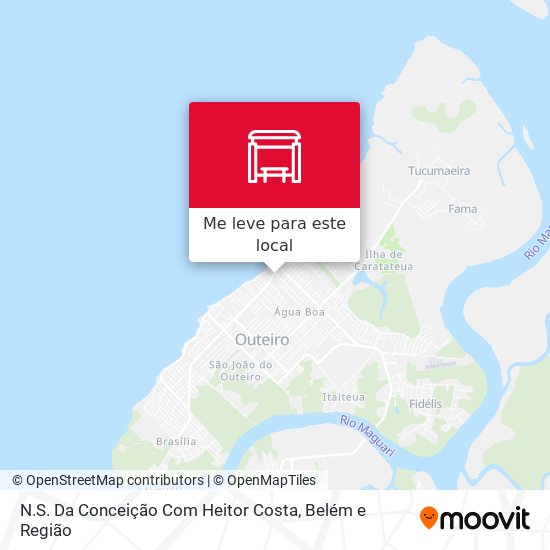 N.S. Da Conceição Com Heitor Costa mapa