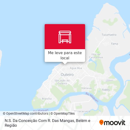 N.S. Da Conceição Com R. Das Mangas mapa
