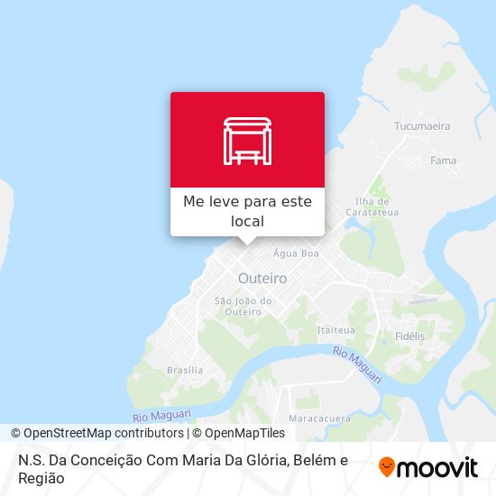 N.S. Da Conceição Com Maria Da Glória mapa