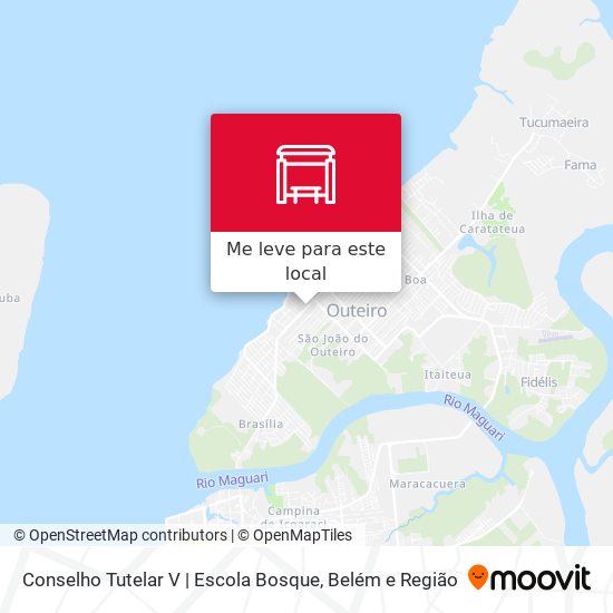 Conselho Tutelar V | Escola Bosque mapa