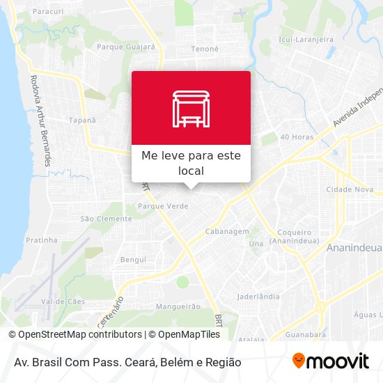 Av. Brasil Com Pass. Ceará mapa