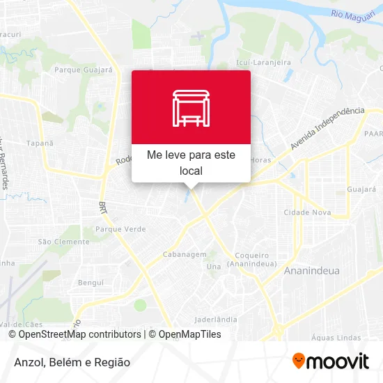 Anzol mapa