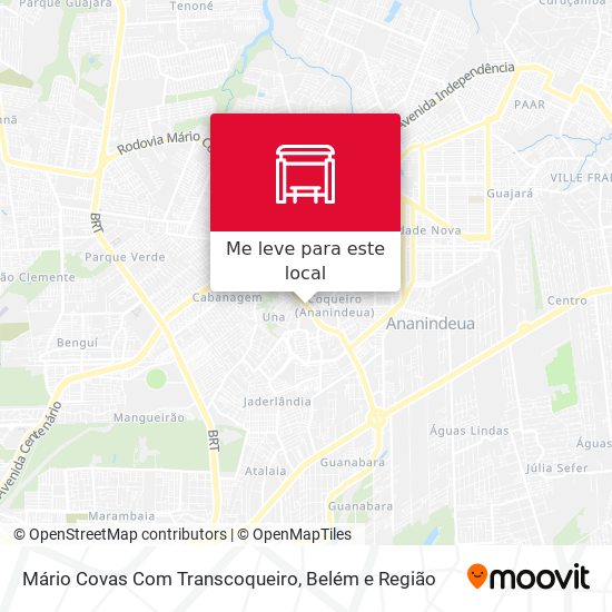 Mário Covas Com Transcoqueiro mapa