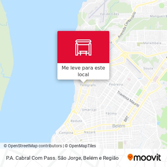 P.A. Cabral Com Pass. São Jorge mapa