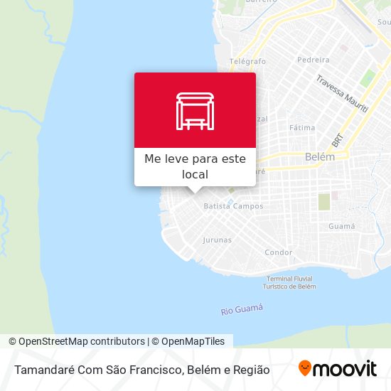 Tamandaré Com São Francisco mapa