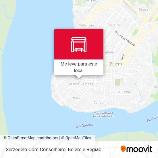 Serzedelo Com Conselheiro mapa