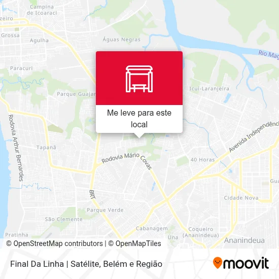Final Da Linha | Satélite mapa