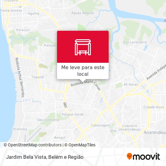 Jardim Bela Vista mapa