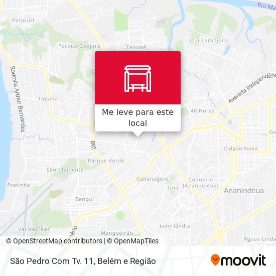 São Pedro Com Tv. 11 mapa