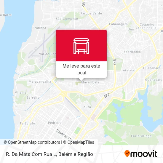 R. Da Mata Com Rua L mapa