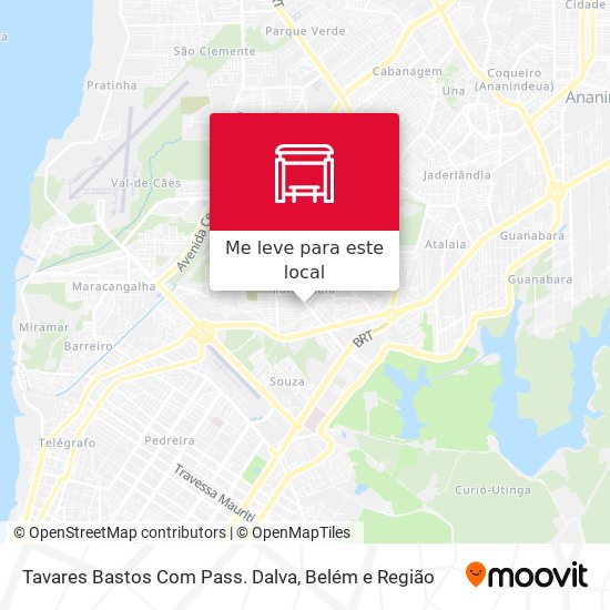 Tavares Bastos Com Pass. Dalva mapa