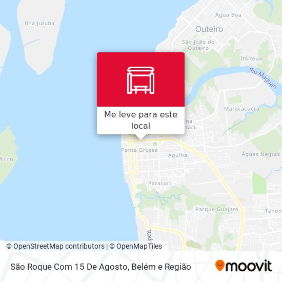 São Roque Com 15 De Agosto mapa