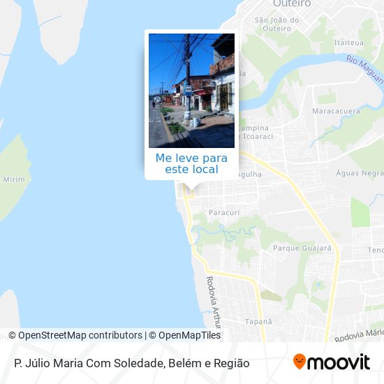 P. Júlio Maria Com Soledade mapa