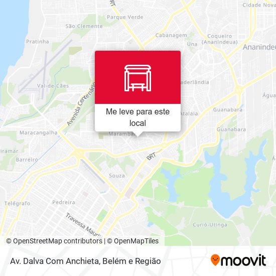 Av. Dalva Com Anchieta mapa