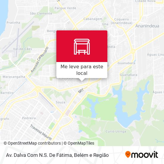 Av. Dalva Com N.S. De Fátima mapa