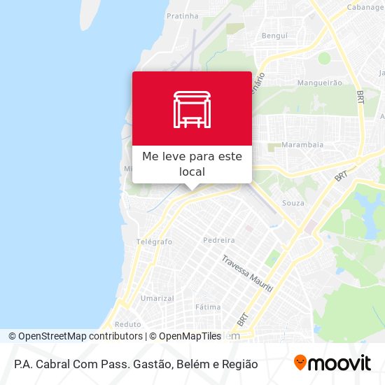 P.A. Cabral Com Pass. Gastão mapa