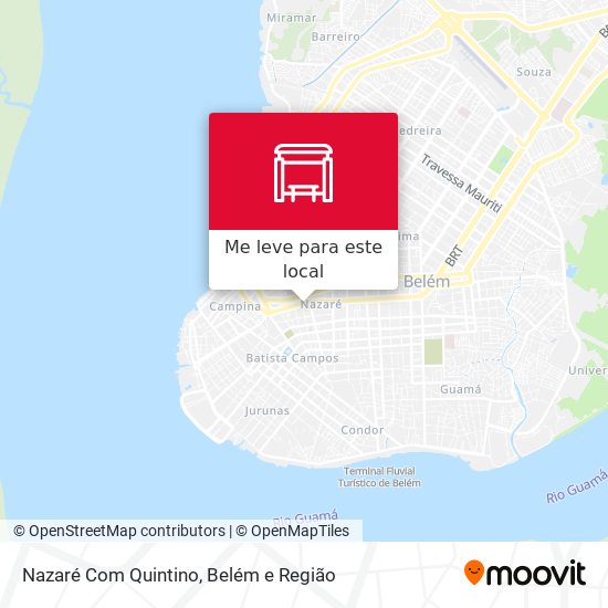 Nazaré Com Quintino mapa