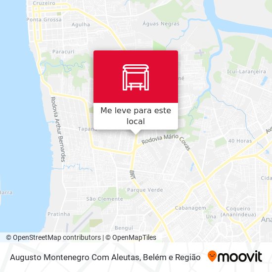 Augusto Montenegro Com Aleutas mapa