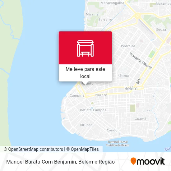 Manoel Barata Com Benjamin mapa