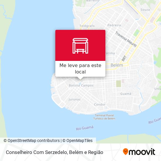 Conselheiro Com Serzedelo mapa