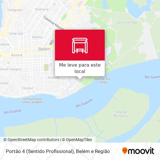 Portão 4 (Sentido Profissional) mapa