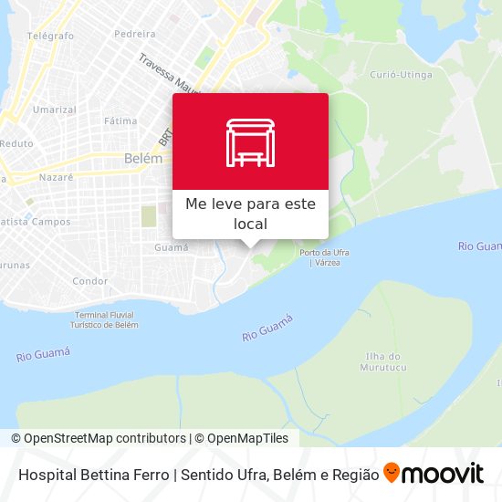 Hospital Bettina Ferro | Sentido Ufra mapa