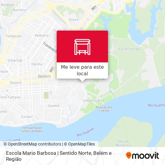 Escola Mario Barbosa | Sentido Norte mapa