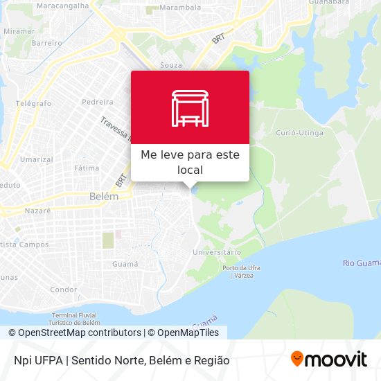 Npi UFPA | Sentido Norte mapa