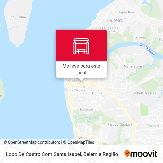 Lopo De Castro Com Santa Isabel mapa