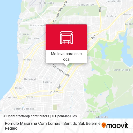 Rômulo Maiorana Com Lomas | Sentido Sul mapa